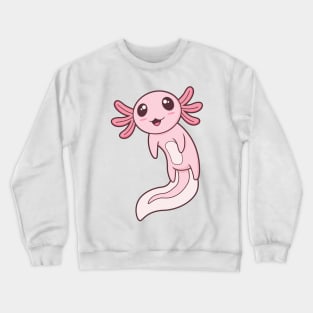 Kawaii Axolotl Crewneck Sweatshirt